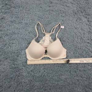 Victoria's Secret Body By Victoria Bra Womens 30C Beige Push Up Racerback NWT